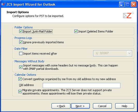 zimbra outlook migration tool