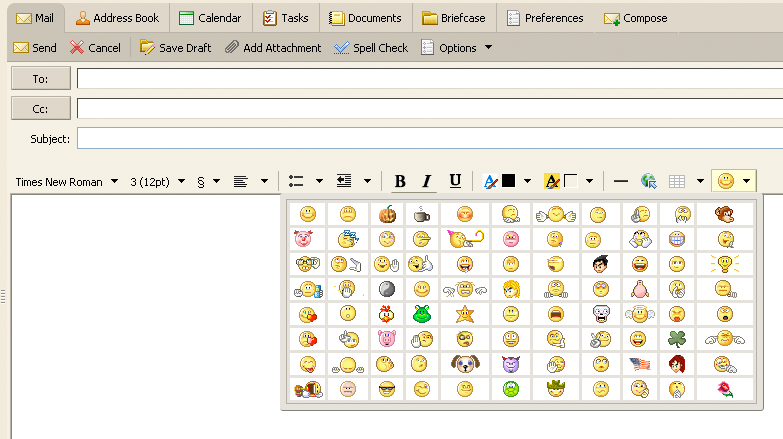 emoticon in outlook for mac